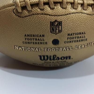 Gold colored "THE DUKE"  Wilson NFL AFC - NFC - Football -