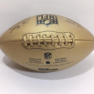 Gold colored "THE DUKE"  Wilson NFL AFC - NFC - Football -
