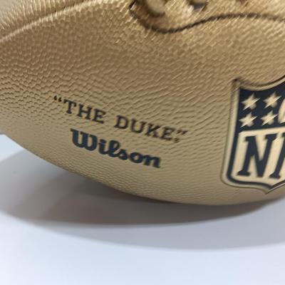 Gold colored "THE DUKE"  Wilson NFL AFC - NFC - Football -