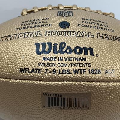 Gold colored "THE DUKE"  Wilson NFL AFC - NFC - Football -