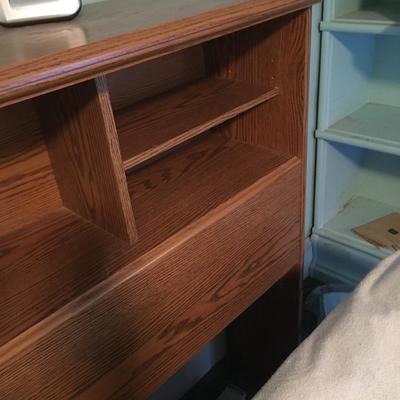 Vintage Wood Queen Size Headboard