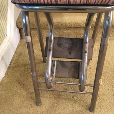 Vintage kitchen chair and step stool