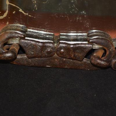 Antique Horse Collar Mirror 25x14