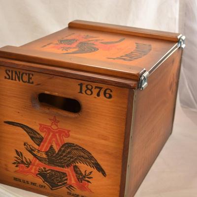 Wooden Reproduction Budweiser Crate 18x12x11.5