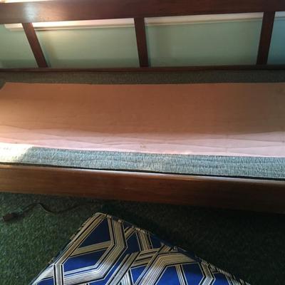 MCM teak daybed with trundle