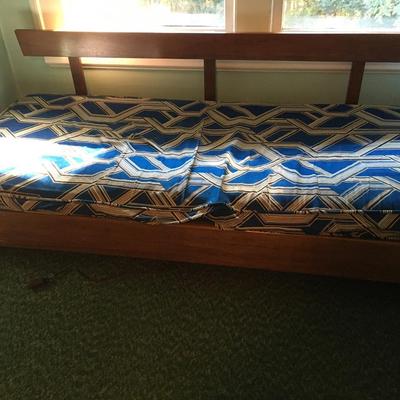 MCM teak daybed with trundle