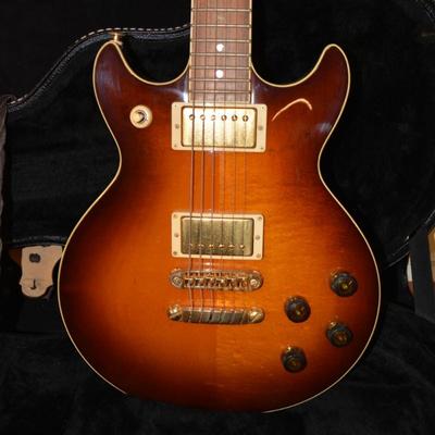 IBANEZ "Artist" Solid Body 2 Pick-Up Electric Guitar with Hard Case 43x16x5