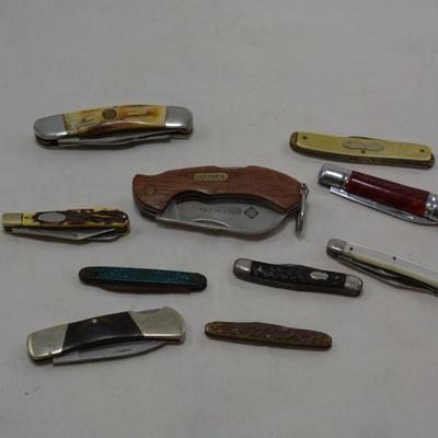 Lot of Vintage/Modern Pocket/Pen Knives