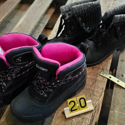 Two pairs of boots