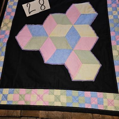 Sm wall quilt 28 X 28