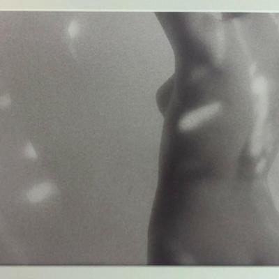  FEMALE NUDE ART PHOTOGRAPH SIGNED FRAMED 1978
