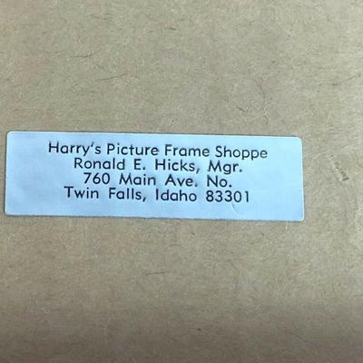  FEMALE NUDE ART PHOTOGRAPH SIGNED FRAMED 1978