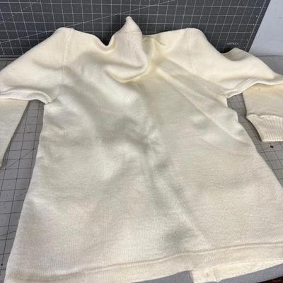 Vintage LETTER SWEATER for CHOIR with "A" 