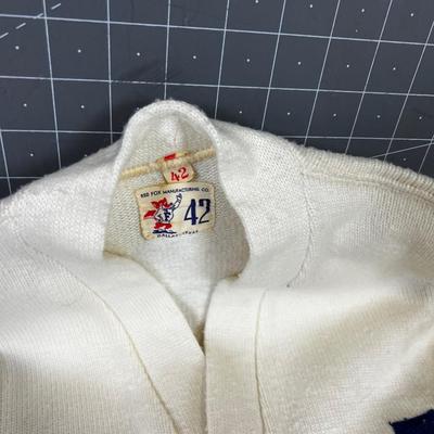 Vintage LETTER SWEATER for CHOIR with "A" 