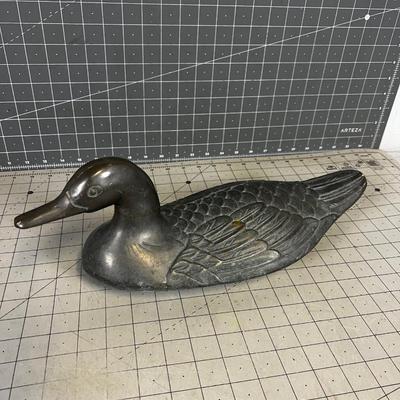  Brass DUCK Full of Liquid ?? Not sure why or what 