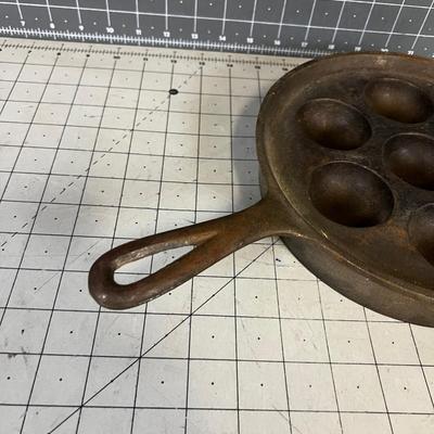 Aebleskiver Pan, Cast Iron 