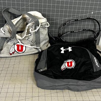 2 University of Utah Bags. 1 is NEW with tags