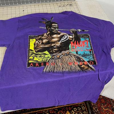 MÄori Warrior T-Shirt Size Large 
