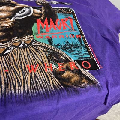 MÄori Warrior T-Shirt Size Large 