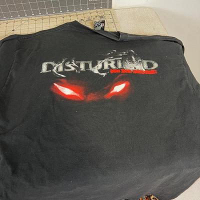 "DISTURBED" T-Shirt, Size Large 