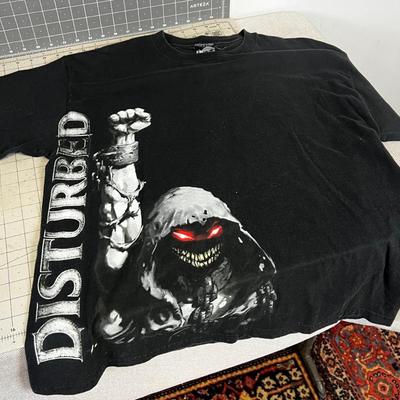 "DISTURBED" T-Shirt, Size Large 