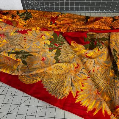 Sunflower Scarf Channel 