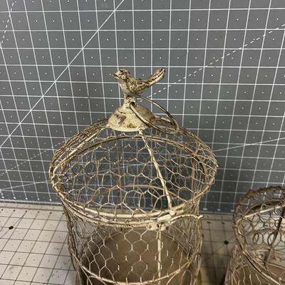 Nested Wire Bird Cages