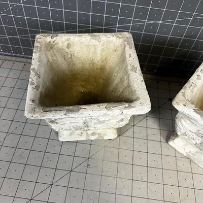 6" Concrete Planters 