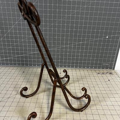 Wrought Iron Easel 