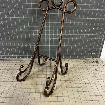 Wrought Iron Easel 