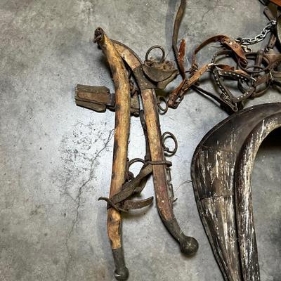 Horse Collar, Reins, Bit etc. 