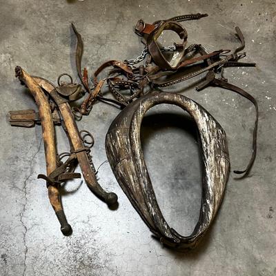 Horse Collar, Reins, Bit etc. 