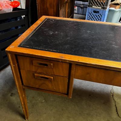 MCM Leather Top Desk