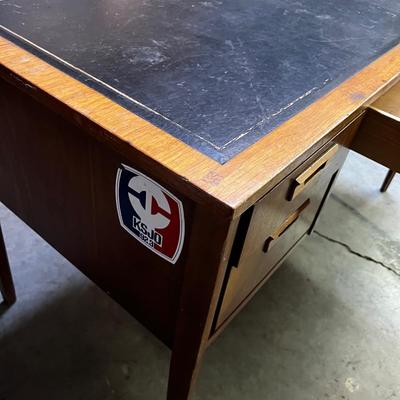 MCM Leather Top Desk