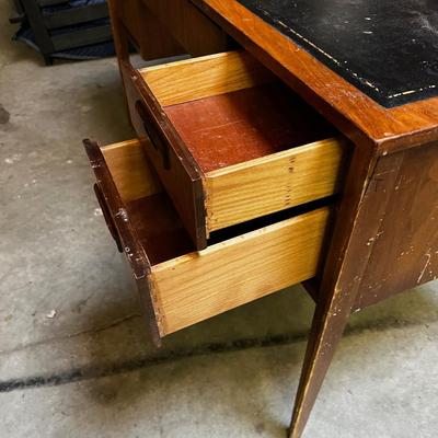 MCM Leather Top Desk