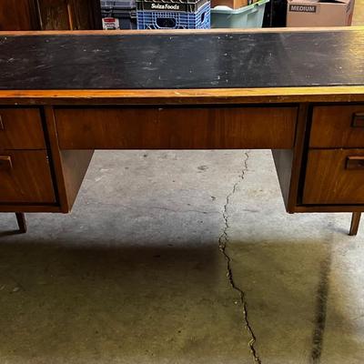 MCM Leather Top Desk