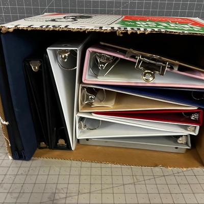 3 Ring Binders. 