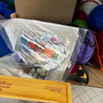 CRAFTERS DREAM: Yarn, Thread, Beads, & more Beads, 