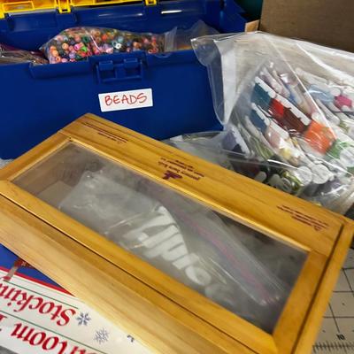 CRAFTERS DREAM: Yarn, Thread, Beads, & more Beads, 