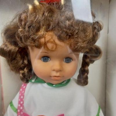 Vintage 1980's Lucky Bell Euro Doll Lydia w/ Original Box