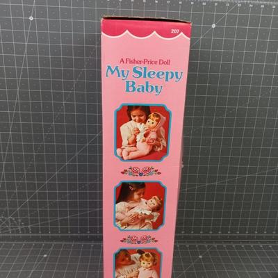 Vintage 1979 Fisher Price "My Sleepy Baby" Doll w/ Original Box