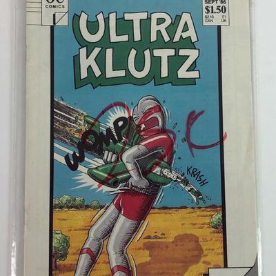  ONWARD COMICS ULTRA KLUTZ 1986 First 5 Issues lot