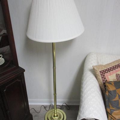 Brass Floor Lamp - H