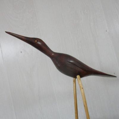 Hand Carved Bird - H
