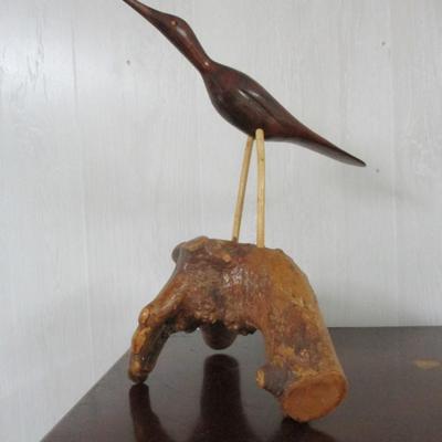 Hand Carved Bird - H