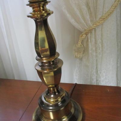 Pair Of Brass Table Lamps - H