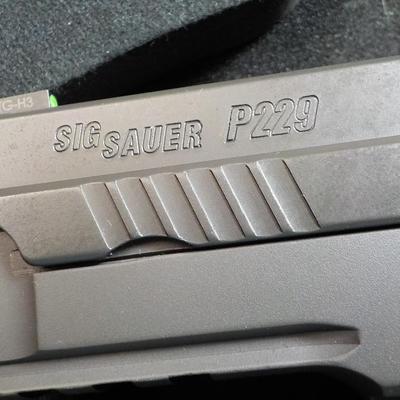 " Sig P 229 Legion Pistol" with case and Mags. est $700 to $1300. (new)