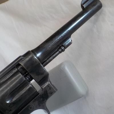 RARE- Smith & Wesson 1917 revolver, 45 cal. army issued. est.$800 to $1300.