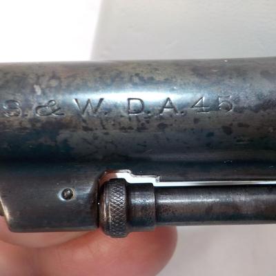 RARE- Smith & Wesson 1917 revolver, 45 cal. army issued. est.$800 to $1300.