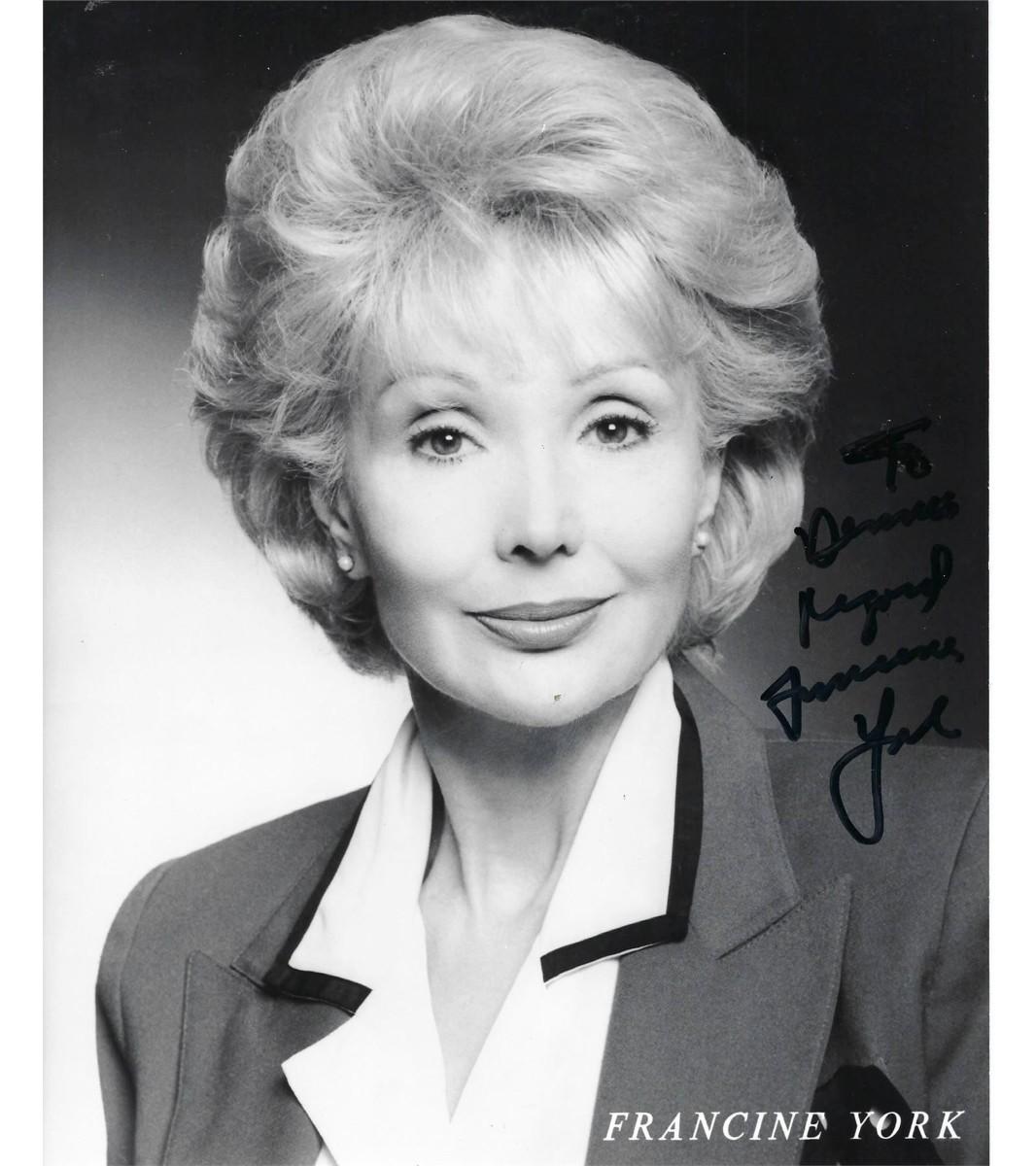 Francine York signed photo